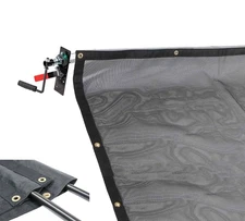 Mytee DTR DUMP Trailer PVC Mesh Tarp Kit w/ 7' x 12' PVC Mesh Tarp Double Pocket