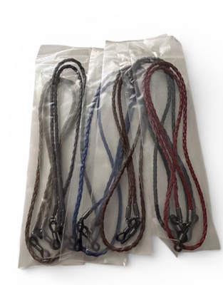 VOOLASS Glasses Neck Strap Cord Set 4 Pack Braided Eyeglass Holder