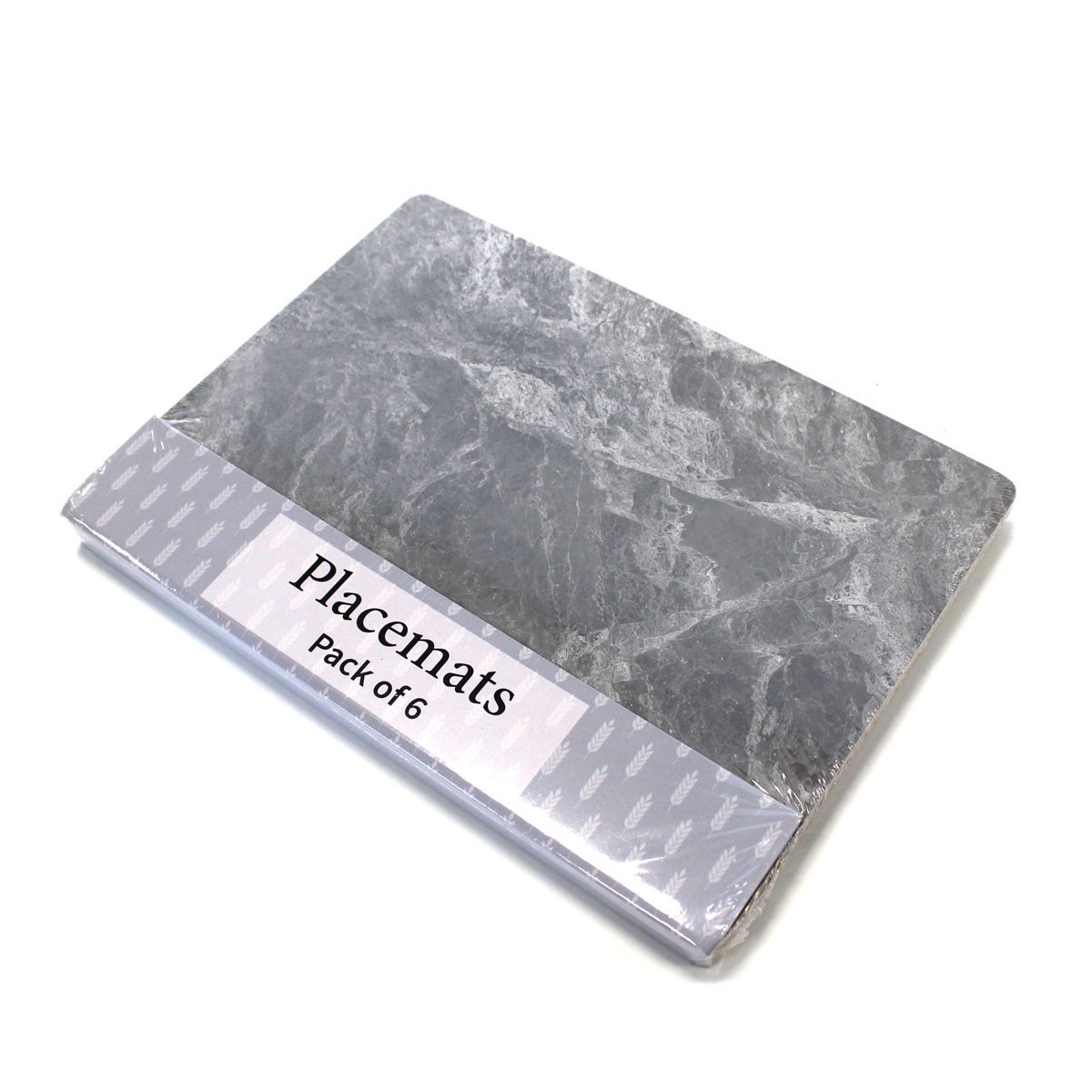 Grey Marble Cork Placemats - Set of 6