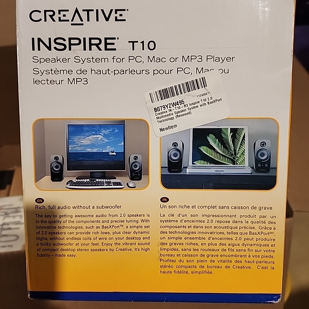Creative Inspire T10 R3 Speaker 3-in-1 T10 – R3 | eBay