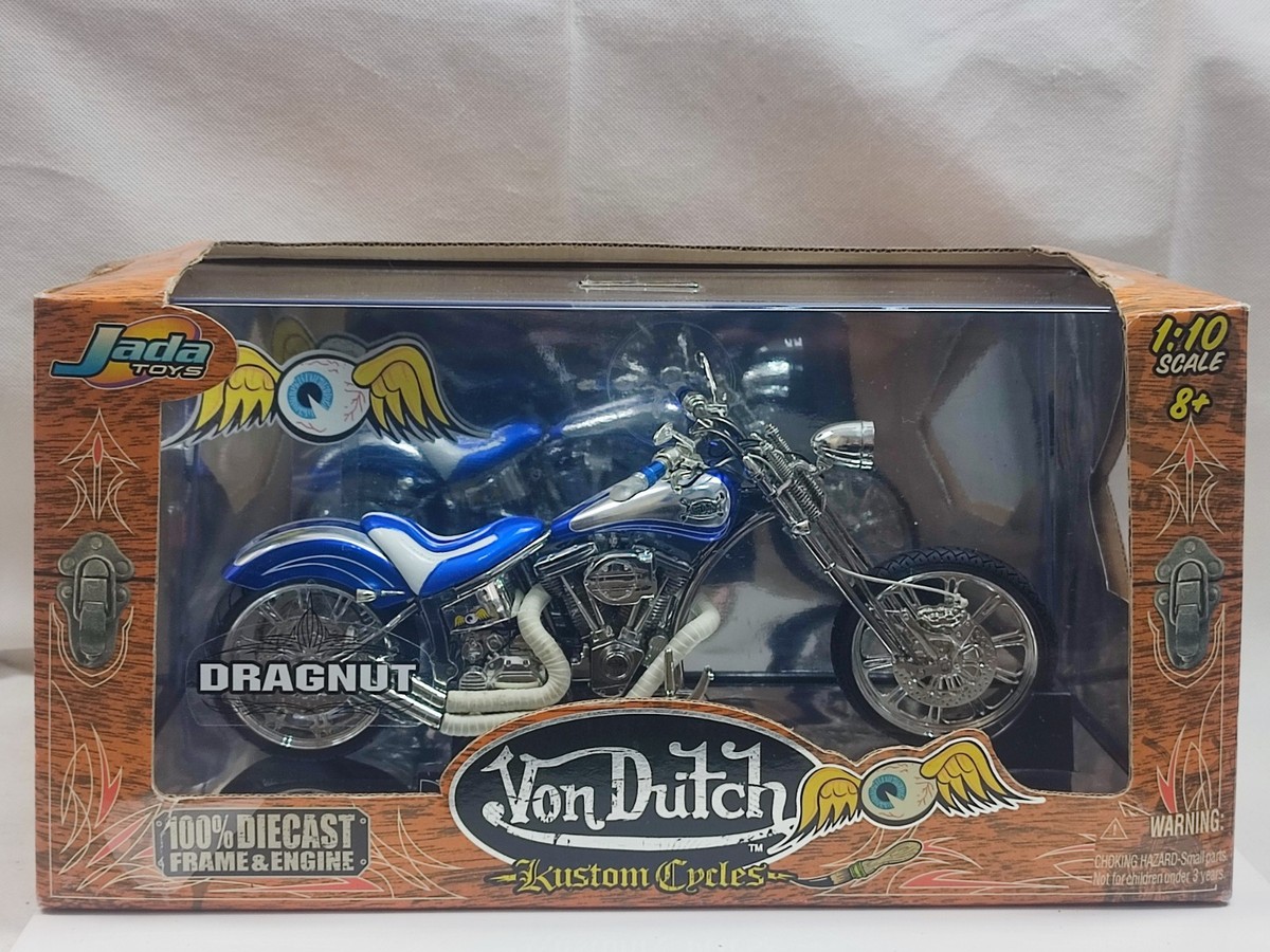 Jada Toys 1/10 Von Dutch Dragnet Custom Bike Motorcycle Cycles