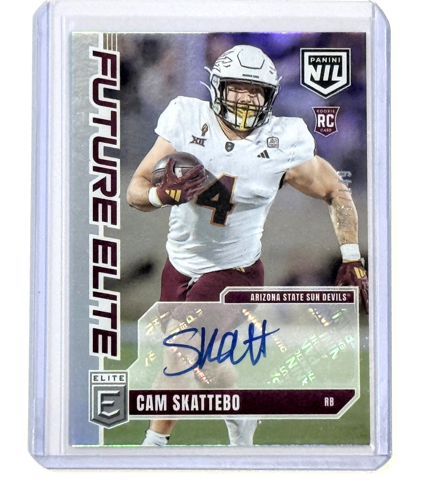2025 panini donruss elite future elite cam skattebo rookie auto /149 giants rc