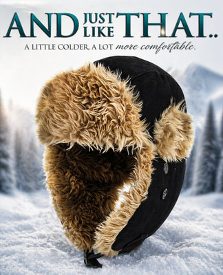 ''And Just Like That'' HBO Max Trapper Hat - Official Production Wrap Gift | NWT |