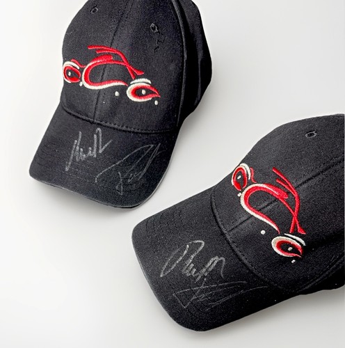 Orange County Choppers Autographed NU-FIT S/M Black Baseball Caps Set of 2