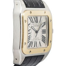 Cartier Santos 100 2656 W20072X7 Stainless Steel Automatic Men's Watch 38mm 4