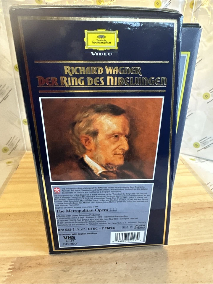 Vintage VHS box set of Richard Wagner's Opera Cycle - The Metropolitan Opera - Image 4 of 4