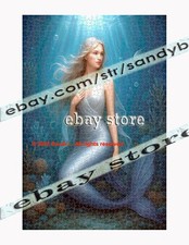 1000 piece jigsaw puzzle Luminous Mermaid fantasy ocean