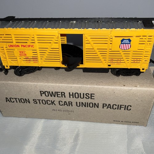 Coche de transporte de carga ganado Bachmann Union Pacific escala HO 47738 | Condition: Used