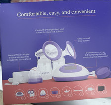 Lansinoh Signature Pro Double Electric Breast Pump ComfortFit Flanges LCD Screen