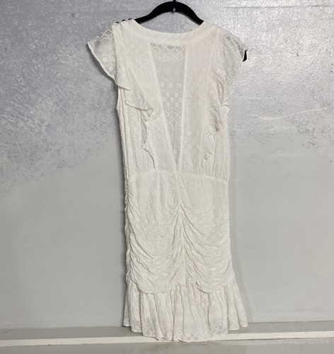 CHELSEA & VIOLET französisches elegantes ärmelloses Kleid weiß Spitze Größe Small/gebraucht - Bild 15 von 17
