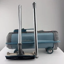 Vtg Retro Electrolux Model G Automatic Canister Vacuum Robin Blue No Hose