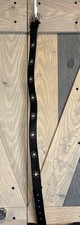 EUC Express Black Size L Italian Leather 1.5  Wide Belt