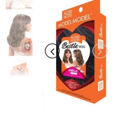 Janelle Bestie Wig Synthetic Hair Full Wig Model Model