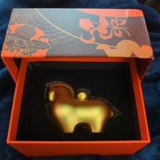 Zodiac Pure Brass 24K Plated Gold Chinese culture "Get Rich Instantly" Figurine