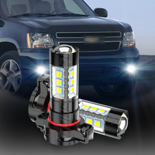 2X H16 5202 LED Fog Light Bulbs 6000K WHITE For 2007-2014 Chevy Suburban
