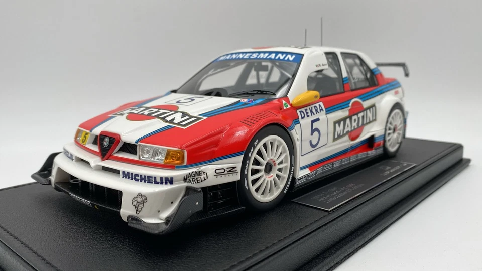 TOP149A Top Marques Alfa Romeo 155 V6 TI N.5 Larini ITC 1996 1/18 - Immagine 3 di 4