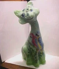 2024 Jade Green Fenton HP 2 Parrot Birds & Leaves Alley Cat Figurine # 4 Of 24