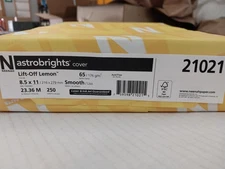 Neenah Paper 21021 astrobrights paper, 8.5 X 11, Lift-Off Lemon, 500 Sheets