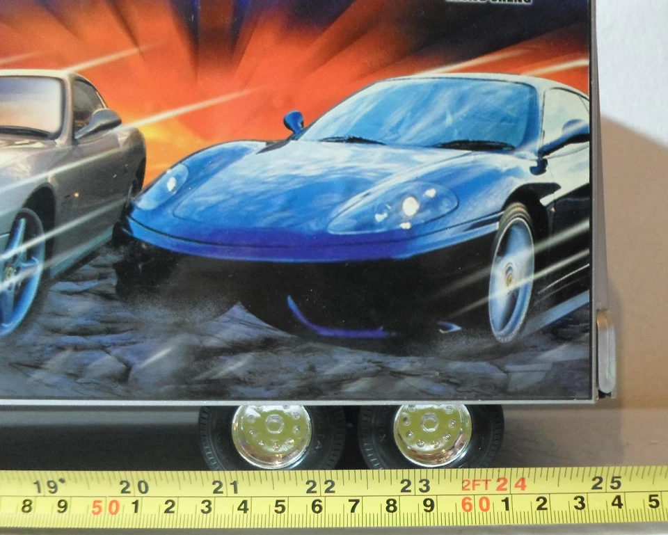 VTG 90's OVERLORD TRUCK WITH TRAILER 25'' 6WD 27Mhz R/C MIP NEW BUT NEEDS REPAIR - Image 4 of 4