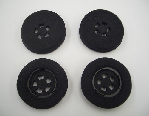 4-Pack Foam Ear Cushion w/ Plate for POLY CS351N CS361N CS510 CS520 W710 & W720 - Picture 1 of 2