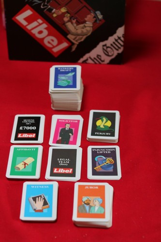 LIBEL BOARD GAME by William Roache - 1994 - Complete - Picture 3 of 5