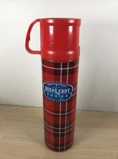 Deep Eddy Vodka Limited Edition Red Plaid 8 ounce Hot Cold Drink Container NEW
