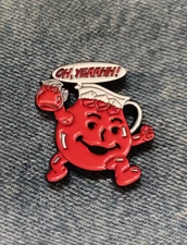 KOOL AID MAN- ENAMEL PIN-SHIP ALL THE PINS YOU BUY FOR $4.99-VISIT OUR STORE