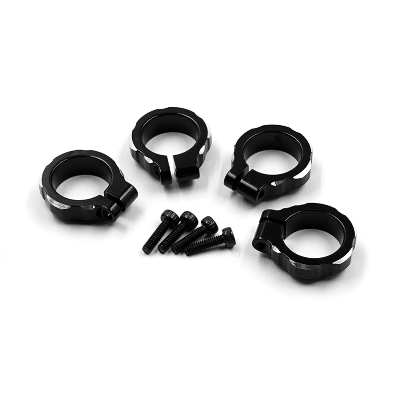 Yeah Racing Aluminum Shock Clamp 4pcs For Tamiya BBX (BB-01) Buggy #TABB-012BK