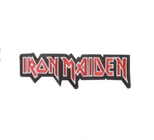 Iron Maiden Heavy Metal Band logo Embroidered Iron-On Patch     