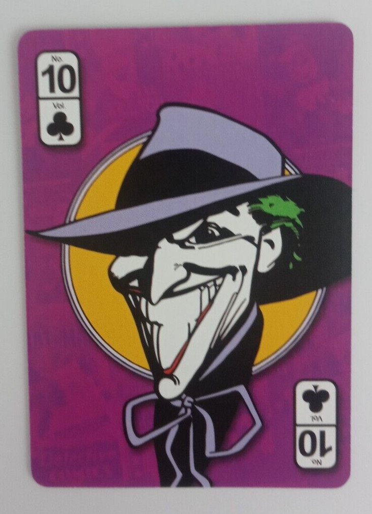 DC Comics Retro Joker Playing Card 10 Clubs
