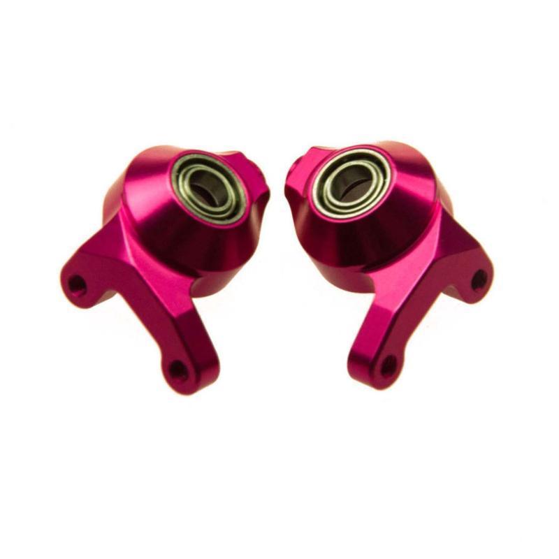 SAKURA D4 　シルバー CNC Metal Front Steering Hub set for 1/10 3Racing Sakura D4 AWD