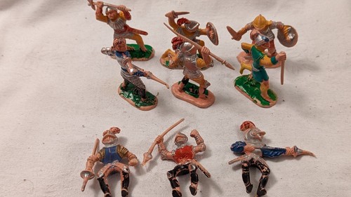 Britains Detail - Cherilea - Blue Box - Ritter Konvolut Job Lot - Bild 3 von 10