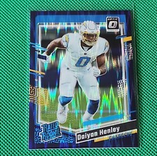 DAIYAN HENLEY 2023 DONRUSS OPTIC #263 Purple Shock PRIZM Chargers Rated Rookie
