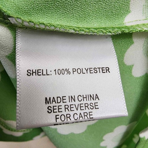 Modcloth NWT green button front white flower print midi skirt woman's size 12 - Picture 9 of 9