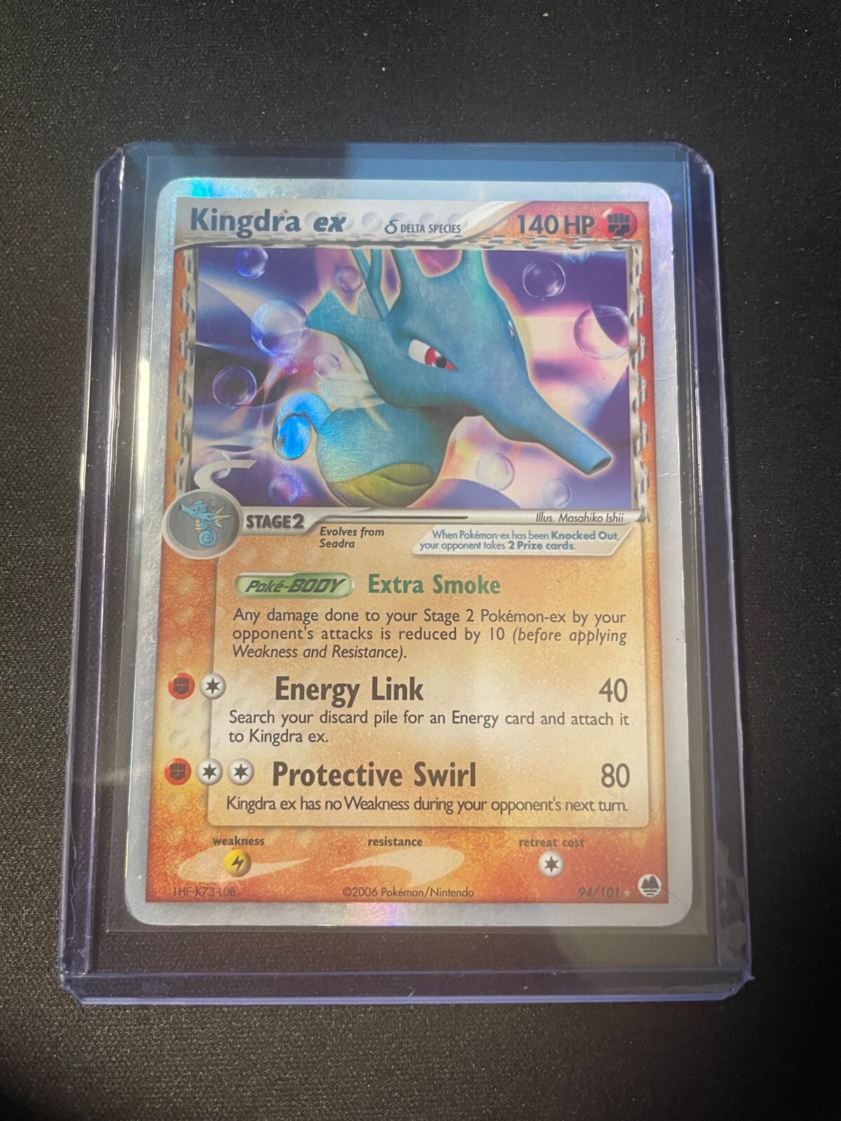 Pokemon TCG English Card ex Dragon Frontiers Kingdra ex 94/101 Holo