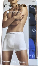 Calvin Klein Cotton Stretch Trunks 5-Pack Medium Classic Fit Moisture Wicking