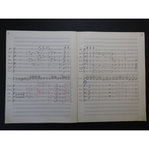 Beethoven Coro Dervisci Manoscritto Violino Orchestra - Foto 4 di 5