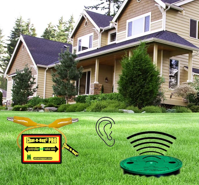 Lawn Valve Locator Chat-R-Box ® PRO w/LED, Valve Finder, find Buried Valves - Image 4 of 4