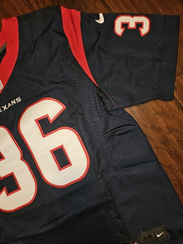 Houston Texans Blue #36 DJ Swearinger Jersey Size Men 56 2xl XXL - Picture 4 of 9