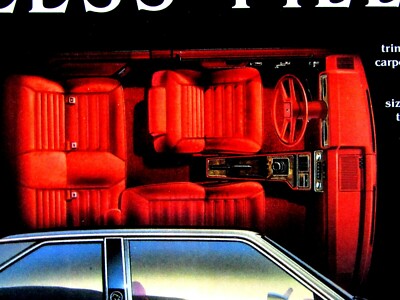 1981 Mercury Lynx LS Painless Fillings Vintage Original Print Ad