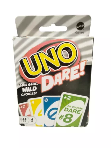 Mattel UNO Dare! Card Game Newest Uno Game WILD Choices