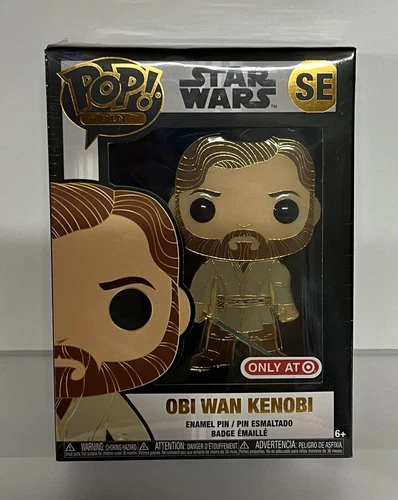 Funko Pop! Pin Star Wars Obi Wan Kenobi SE Target Exclusive Vinyl Figure Enamel
