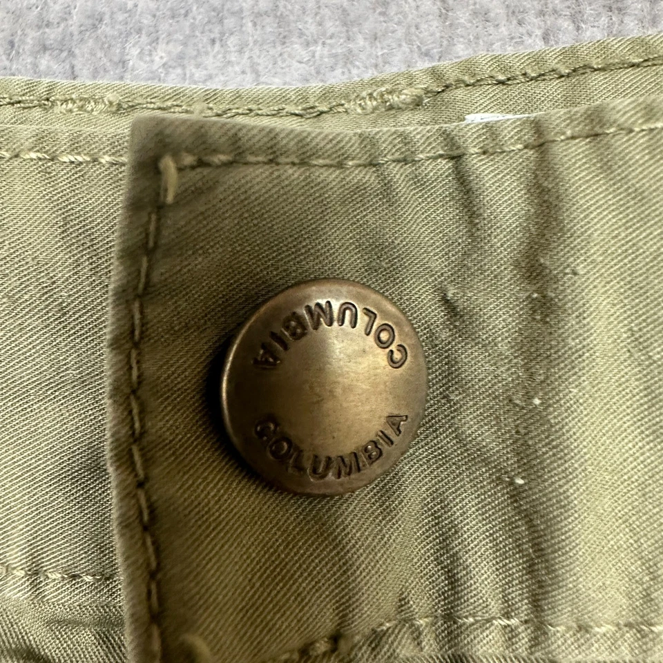 Columbia Shorts Womens 1X W40xL10 Green Cargo Zip Fly Outdoor Hiking - Image 2 of 4