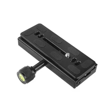 Tripod QR Plate Built-in Bubble Level Standard Arca Swiss with Camera Base 120mm