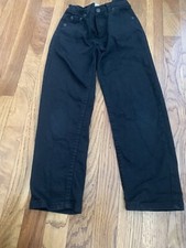 Levis Boys 502 Regular Taper Size 8 R Black Jeans Preowned