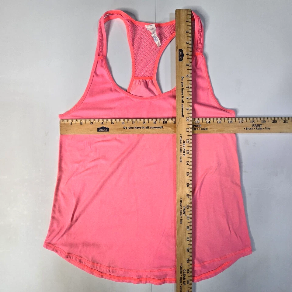 Camiseta sin mangas atlética American Eagle rosa espalda cruzada MED entrenamiento semi-ajustado Foto 4 de 4