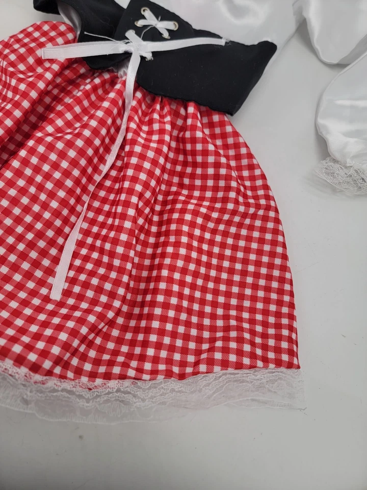 Disfraz Camisa Vintage Rubíes Blanco Cuadros Talla 2-4 Niño Pequeño Foto 3 de 4