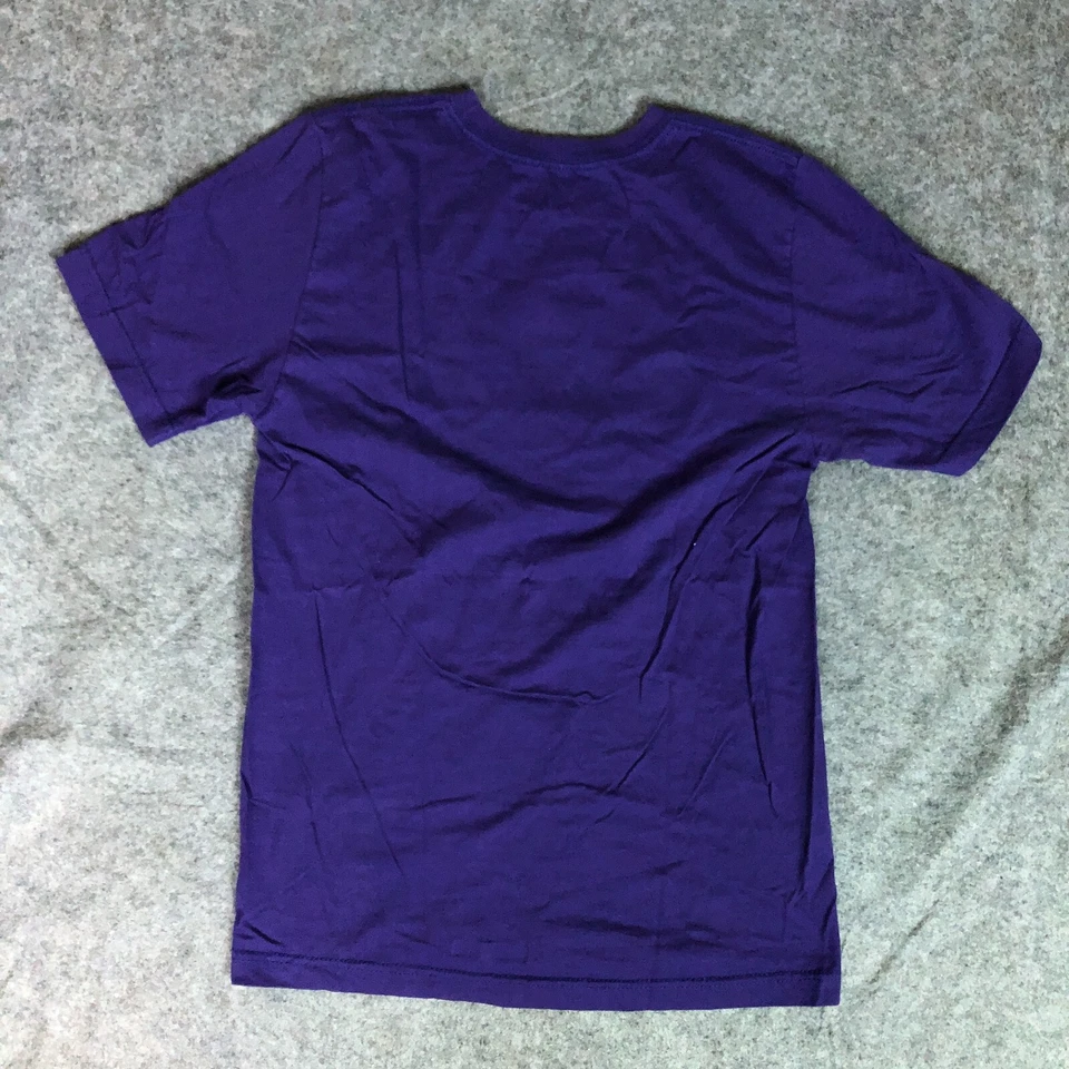 Kansas State Wildcats Hombres Camisa Extra Pequeña Nike Púrpura Camiseta Manga Corta Remo Foto 4 de 4