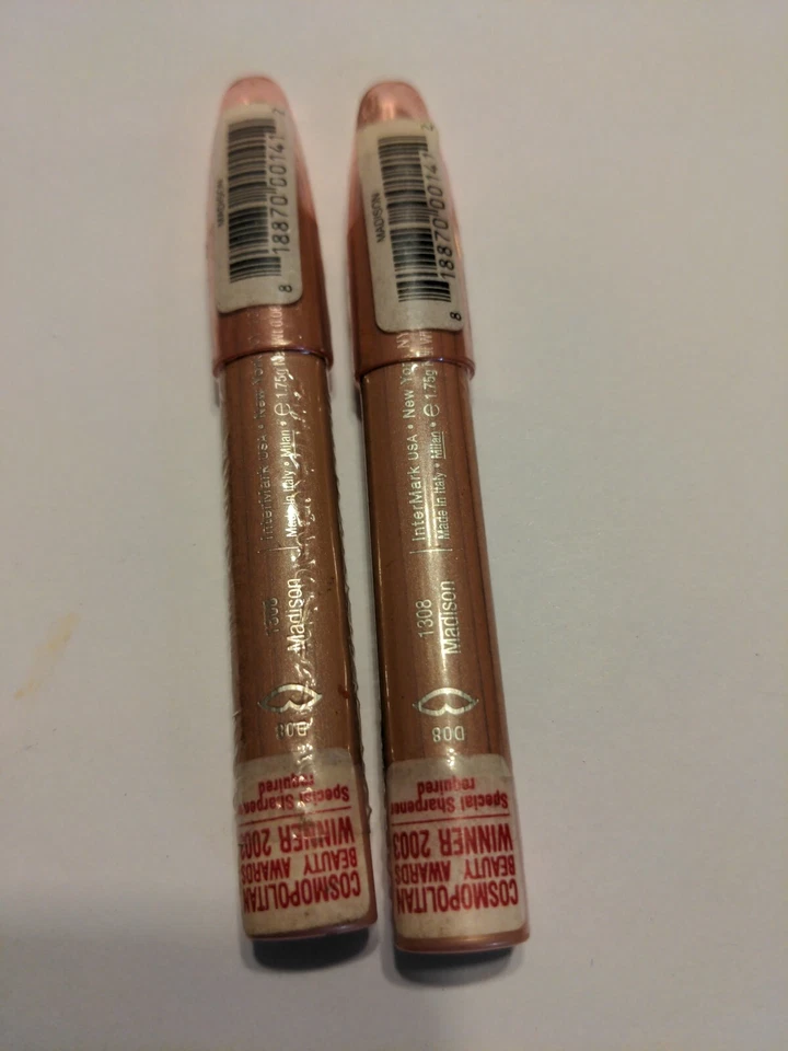 STYLI STYLE Flat Lip Liner Pencil 1308 MADISON  Sealed Lot of 2.new - Image 2 of 4