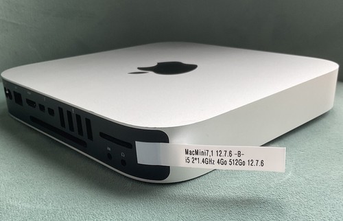 Apple MacMini A1347 EMC 2840 2014 Monterey i5 Mac 1.4GHz 4Go 500Go 12.7.6 Alu os - Photo 9/18